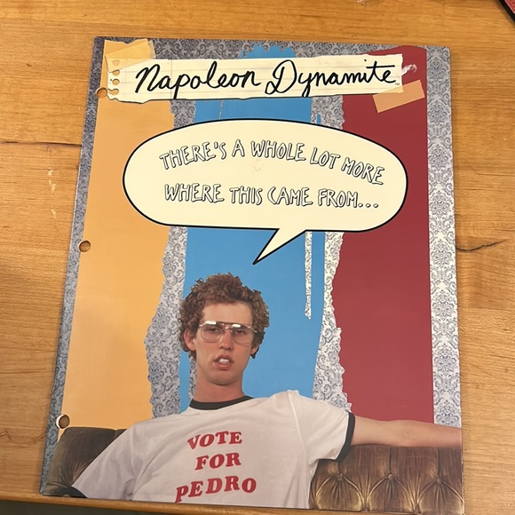 Napoleon Dynamite NEW themed school set. 1 composition notebook and 2 folders - Picture 4 of 9